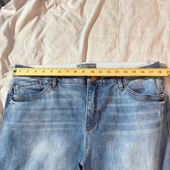 Wit & Wisdom Women's sz 18 Plus Size 'Ab'Solution Fray Hem Kick Flare Jeans - Picture 10 of 10